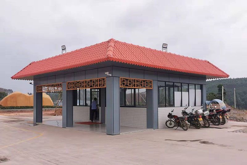 广西纯一陶瓷门卫-铝单板、树脂瓦装饰工程